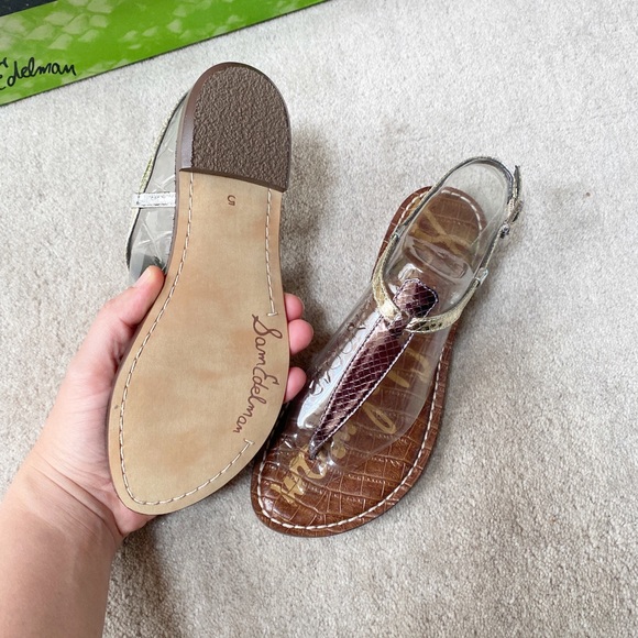SAM EDELMAN Leather Thong Sandals - Picture 11 of 12